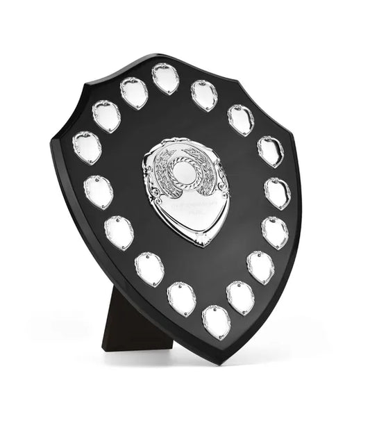 W283.30CX Triumph Black & Silver Annual Shield 35.5cm (14")
